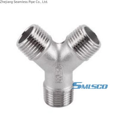316 Stainless Steel Equal / Y Type Tee DN50 Threaded BSP Class 150