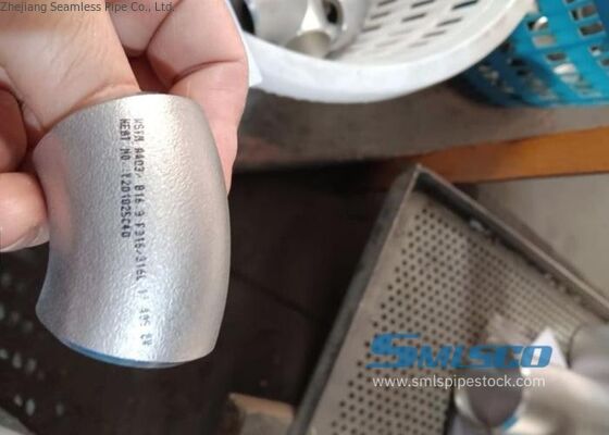 Stainless Steel BW Fitting 45 Degree Short Radius Elbow Sch10s to Sch160 Wall Thickness