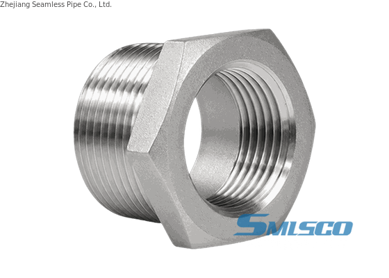 ASTM A182 F347H Stainless Steel Hex Head Bushing Forged Fitting ASME B16.11